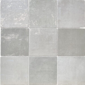 Azulejos cudrados 13x13 cm en color gris ideales para baños y cocinas