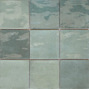 Azulejos en formato 13x13 color verde