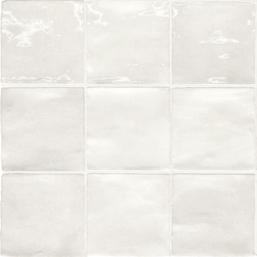 Azulejos cudrados 13x13 cm en color blanco