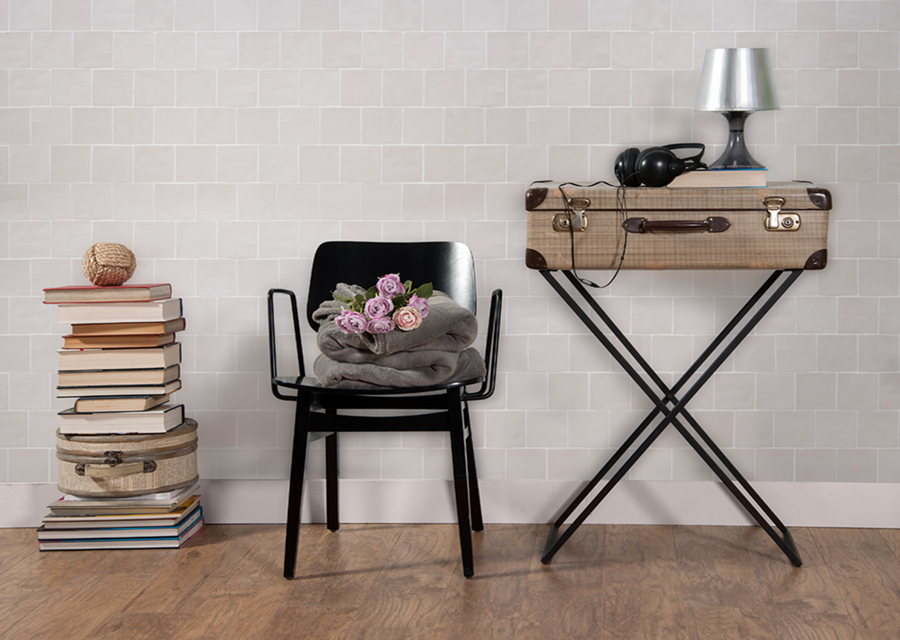 Azulejos en formato pequeño cuadrado acabado mate 10x10 cm