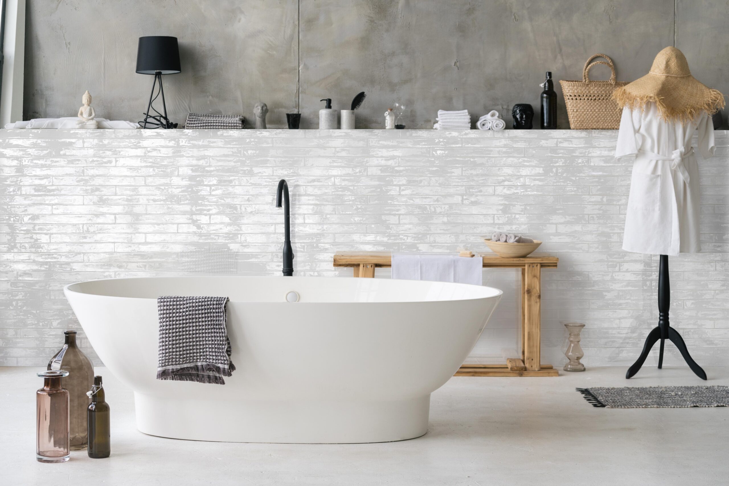 Ambiente CIVIC blanco mate formato rectangular