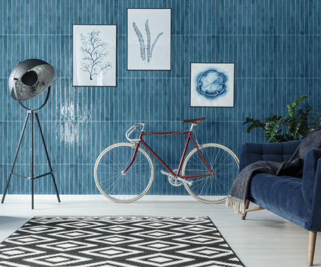 Azulejo en formato rectangular para baños y cocinas