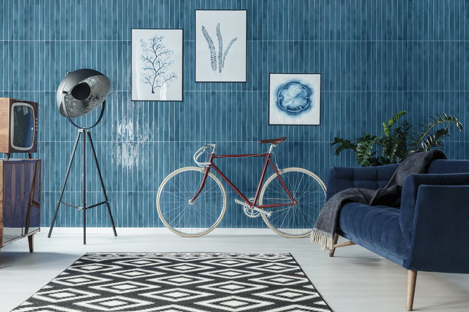 Azulejo en formato rectangular para baños y cocinas