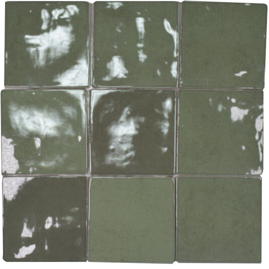 Azulejo formato pequeño cuadrado Efecto Zellige 10x10 cm