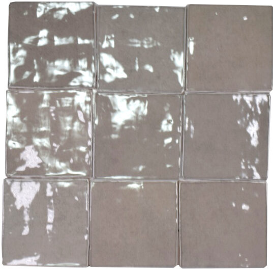 Azulejo pequeño cuadrado 10x10 cm Efecto zellige