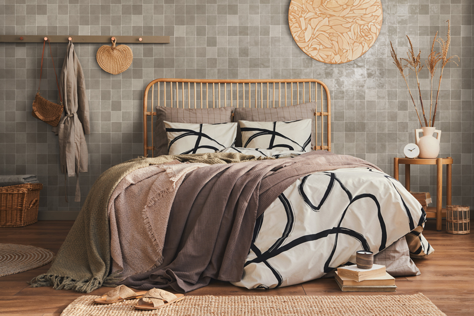 Azulejo formato pequeño cuadrado Efecto zellige